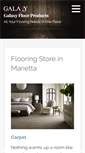 Mobile Screenshot of galaxyfloorproducts.com